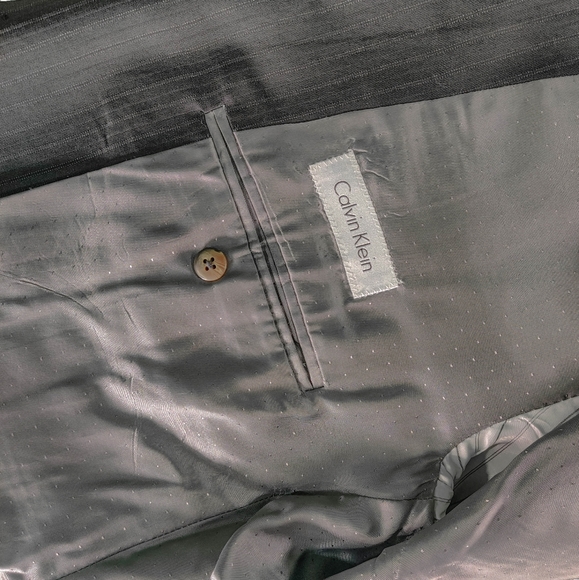 Calvin Klein Stripe 2 Piece Suit XL NWOT - Picture 2 of 3